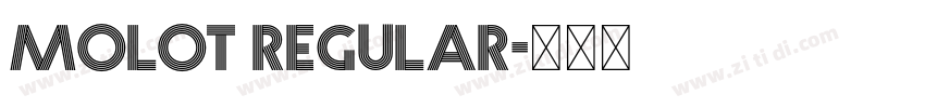 Molot Regular字体转换